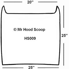 Unpainted Hood Scoop Compatible with 2002-2018 Dodge Ram 1500 by MrHoodScoop HS009