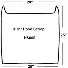 Xtreme Autosport Unpainted Hood Scoop Compatible with 2004-2015 Nissan Titan by MrHoodScoop HS009