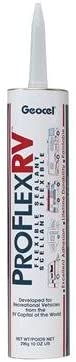 Geocel 28127V Pro Flex Bright White RV Flexible Sealant - 10 oz. (Quantity 25)