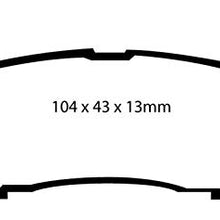 EBC Brakes DP41003R Yellowstuff Street and Track Brake Pad