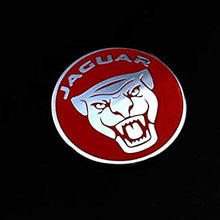 MAXDOOL Panel Frame Cover Trim Accessories Gear Shift Knob Cover Decoration Trim Sticker for Jaguar XF XE XJ F-Pace (Red)