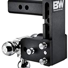 B&W TS10048B Tow and Stow Magnum Receiver Hitch Ball Mount