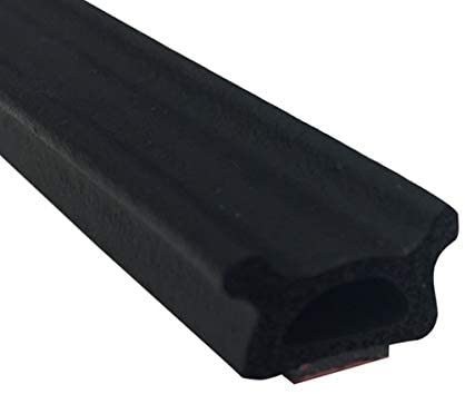 Steele Rubber Products RV Compartment Door Seal - Peel-N-Stick Hollow Half Round with Ears - Sold and Priced per Foot 70-3847-277
