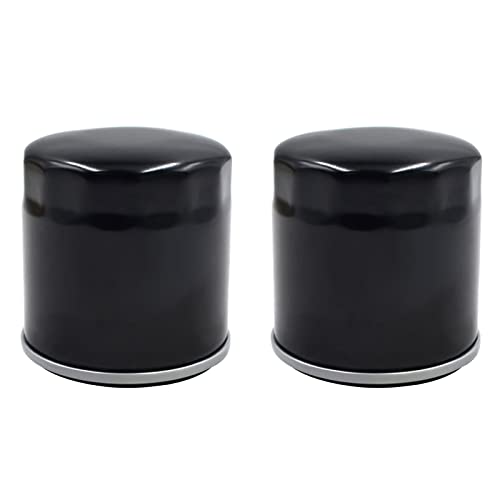 Anoety Oil Filter (2 Pcs) Compatible with:Kawasaki KAF400 KAF620 Mule 600 400 610 3020 4000 4010 4x4