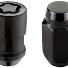 McGard 84558 Black (M12 x 1.5 Thread Size) Cone Seat Wheel Installation Kit for 5-Lug Wheels