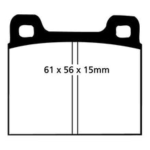 EBC Brakes DP2104 Greenstuff 2000 Series Sport Brake Pad