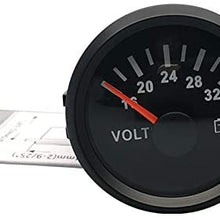 ELING Voltmeter Voltage Gauge 24V 16-32V 52mm(2") with Backlight