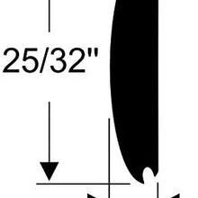 Steele Rubber Products Boat Vista Track Cover Insert - Sold and Priced by The Foot 70-4071-340