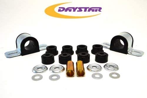 Daystar, Jeep XJ Cherokee Polyurethane Sway Bar Bushings 25mm, fits Cherokee and Comanche 1984 to 2001 2/4WD, KJ05006BK, Made in America, Black