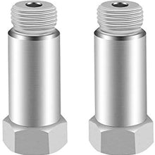 YANWEN 2PCS Defouler Straight M18 x 1.5 For O2 Oxygen Sensor Lambda Sensor Fitting Bung