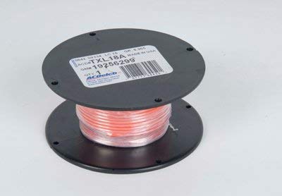 ACDelco TXL18A GM Original Equipment 50 ft Spool of Orange 18 Gauge Thin Wall TXL Wire