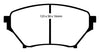 EBC Brakes DP41452R Yellowstuff Street and Track Brake Pad