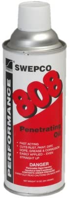 SWEPCO Penetrating Oil 12 Ounce Spray Can Works To Loosen Frozen Nuts And Bolts And Dissolves Rust