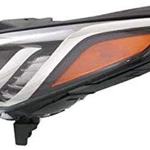 Koolzap For 15-17 Sonata Front Headlight Headlamp Halogen Head Light w/Bulb Driver Side