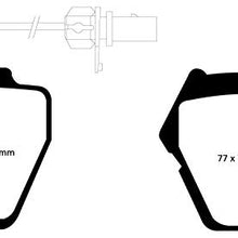 EBC Brakes DP41348R Yellowstuff Street and Track Brake Pad