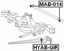 ZB220130 - ARM BUSHING FOR REAR ARM - 1 Year Warranty - FEBEST # HYAB-GIR