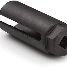 Apeixoto Oxygen Sensor Socket with Side Wire Cutout 3/8” Inch Drive x 7/8” (22mm) fits All Vehicle O2 Removal and Installation Offset Oxygen Sensor Socket