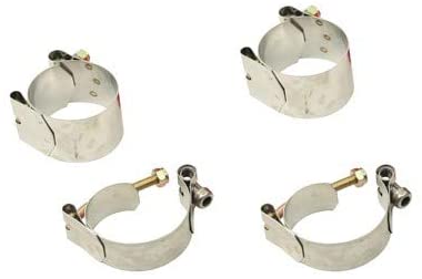 VW Bug Beetle Deluxe Sway Bar Clamps Only,Set Of 4 Link Pin Or Ball Joint 9692