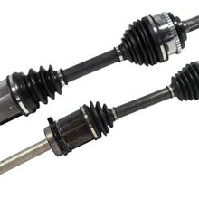 CAROCK Front Passenger Front Driver Front Left Front Right Side CV Axle Joint Shaft Assembly Replacement for Honda Accord Standard Trans 3.5L V6 08-12 w/MT and J35Z3 Eng. OE# NCV36550x1;NCV36551x1