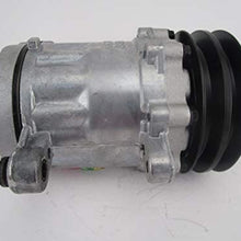 A/C Compressor SD7B10 fits New Holland 555, 555 Industrial, 555 Tractor, 555A, 555B, 555C, 555D, 555E, 575, 575 Tractor, 575D, 575E, 655, 655 Industrial, 655 Tractor, 655A, 655C, 655D, 655E, 675. QR