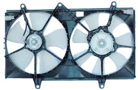 TYC 620010 Toyota Corolla Replacement Radiator/Condenser Cooling Fan Assembly