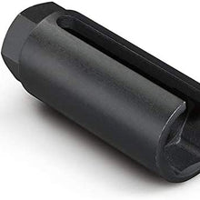 Apeixoto Oxygen Sensor Socket with Side Wire Cutout 3/8” Inch Drive x 7/8” (22mm) fits All Vehicle O2 Removal and Installation Offset Oxygen Sensor Socket