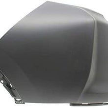 Partomotive For 17 18 19 CR-V CRV Rear Bumper Extension End Cap Primed Plastic Driver Side