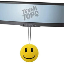 Tenna Tops Happy Smiley Face Car Antenna Topper/Antenna Ball/Rear View Mirror Dangler/Desktop Spring Stand Bobble (Lemony Yellow)