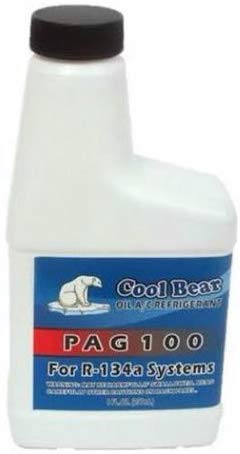 COOLBEAR A/C Compressor Oil 8oz/ PAG Oil 100/ AC Oil/A/C System Oil for R-134A