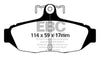 EBC Brakes DP41172R Yellowstuff Street and Track Brake Pad