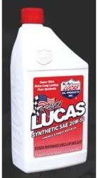 Lucas Oil (LUC10054) Motor Oil, Synthetic High Performance Motor Oil, Synthetic 20W50, Case of 6, Quart Size Bottles