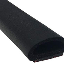 Steele Rubber Products Boat Compartment Door Seal - Peel-Stick Medium Hollow Half Round - Sold and Priced per Foot 70-3848-377