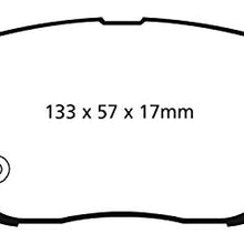 EBC Brakes DP41864R Yellowstuff Street and Track Brake Pad