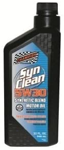 Champion Brands 4231H-CASE-12 'SynClean' 5W-30 SN/GF-5 Synthetic Blend Motor Oil - 1 Quart Bottle, (Pack of 12)