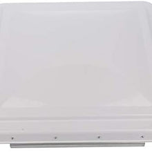 OCPTY Replacement White Universal RV Roof Vent Cover 14 x 14 Trailer Camper VL200-W Vent Lid Fresh Air Rain Ventilation