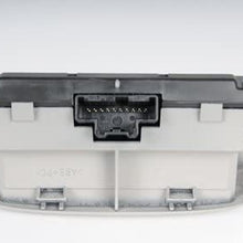 ACDelco 15-73842 GM Original Equipment Light Titanium Colored Roof Console Auxiliary Heating/Air Conditioning Control