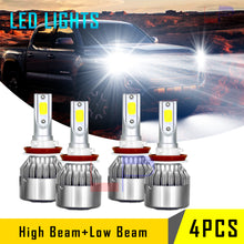 Combo LED Headlight Bulbs Fit for Toyota Tacoma 2016-2020 High Low Beam White