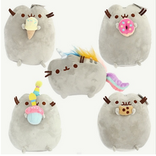 1pc 7 Inch Kawaii Brinquedos Pusheen Cat Chain Toy Cartoon Soft Plush Mini Doll