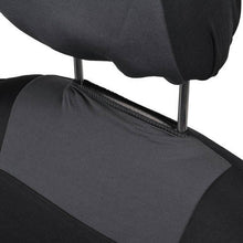 BDK PolyCloth Car Seat Covers, 2-Tone Split Bench EasyWrap Full Set