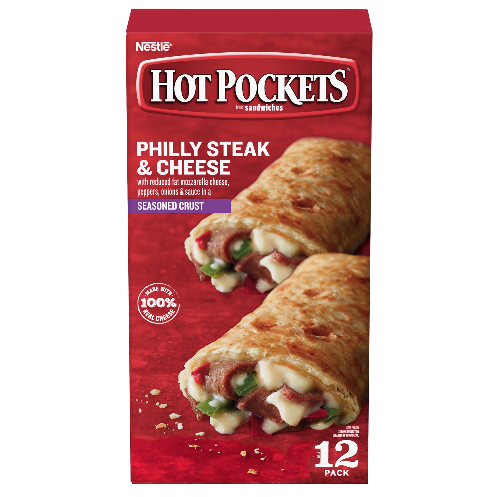 HOT POCKETS Frozen Snack - Philly Steak & Cheese Frozen Sandwiches