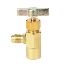 Automobile Air Conditioner Refrigerants Can Dispensing R134A R-134 AC Refrigerant Aluminum Tap 1/2" ACME Thread Valve Tool