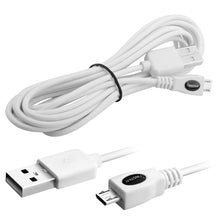 Insten 10' ft White Micro USB Cable Data Sync Charger Cable for Android Smartphone Cell Phone Universal Samsung Galaxy J1 J3 J7 2017 2016 Express 3 Prime / LG Stylo 3 2 Plus Stylus Aristo Tribute