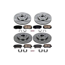 Power Stop KOE5515 Autospecialty Front and Rear Replacement Brake Kit-OE Brake Rotors & Ceramic Brake Pads