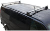 Vantech Aluminum H3 Rack 2 Bar System for a Chevy Express 1996-On Black