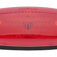 Optronics MC32RBS Surface Mount Maker/Clearance Light with Reflex, Red