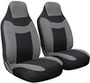 Motorup America Gray/Black Auto Seat Cover - Full Set - Fits Select Vehicles Car Truck Van SUV