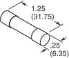 BUSSMANN BY EATON BK/MDL-6-1/4-R FUSE CARTRIDGE 6.25A 6.3X32MM TIME DELAY (1 piece)