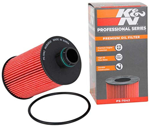 K&N Premium Oil Filter: Designed to Protect your Engine: Compatible with Select 2014-2018 DODGE/JEEP/RAM (1500, Grand Cherokee, 1500), PS-7042