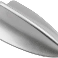Universal Car Auto Shark Fin Roof Antenna Radio Decorate Aerial Cover (SILVER) by Folconroad [US Warehouse]