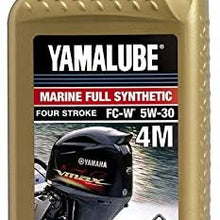 Yamalube LUB-05W30-FC-12 5W-30 Outboard Full Synthetic 4M FC-W Engine Oil (QUART)